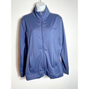 Peter Millar Women's Navy Blue Forcepoint Zip Up Jacket Size XL UPF 50+
